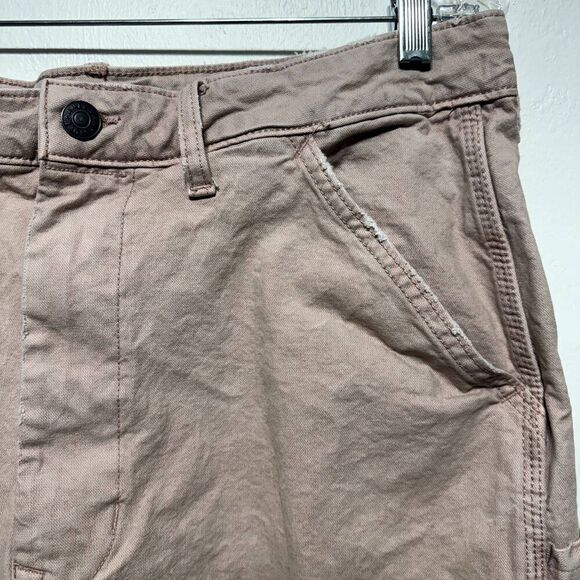 American Eagle Carpenter Pant Light Pink Jeans Painter Mens sz 33x30 Women sz 16 - Picture 3 of 16